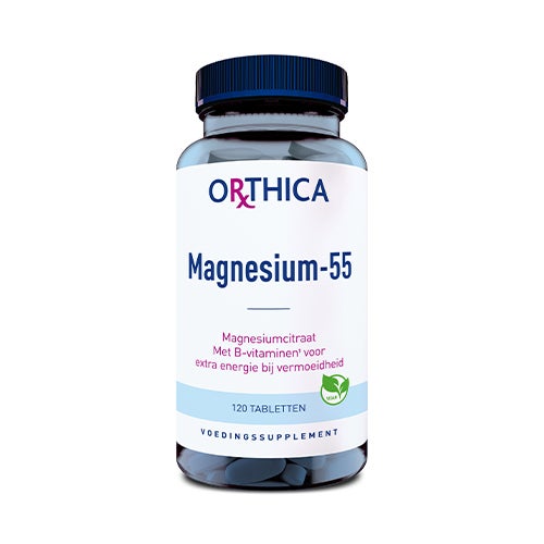 Magnesium-55 » Magnesiumcitraat tabletten • Orthica.nl