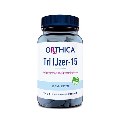 nooit toxiciteit Verplaatsing Tri IJzer-15 - bij vermindering van vermoeidheid - Orthica